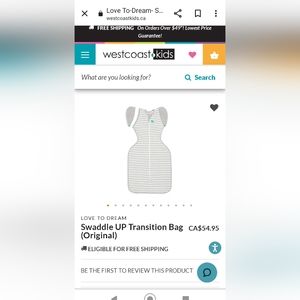 Love to Dream swaddle 50/50